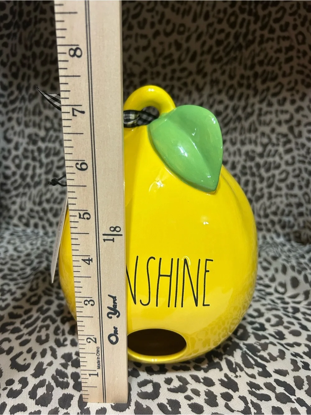 Rae Dunn Sunshine Lemon Birdhouse